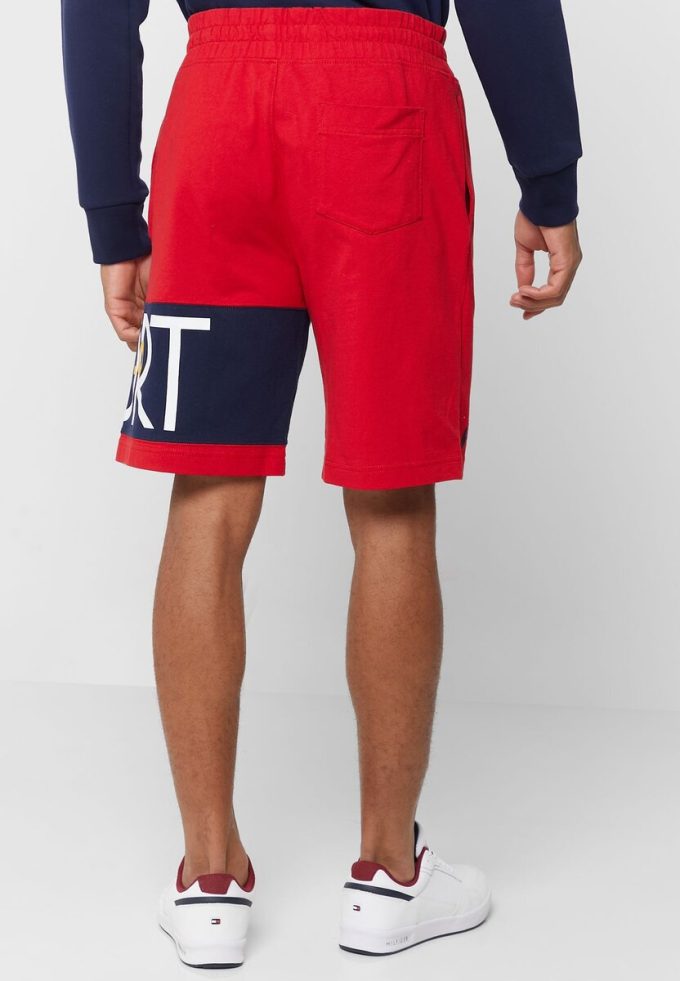 Kırmızı Erkek Ralph Lauren Logo Şort Kırmızı Erkek Ralph Lauren Logo Şort