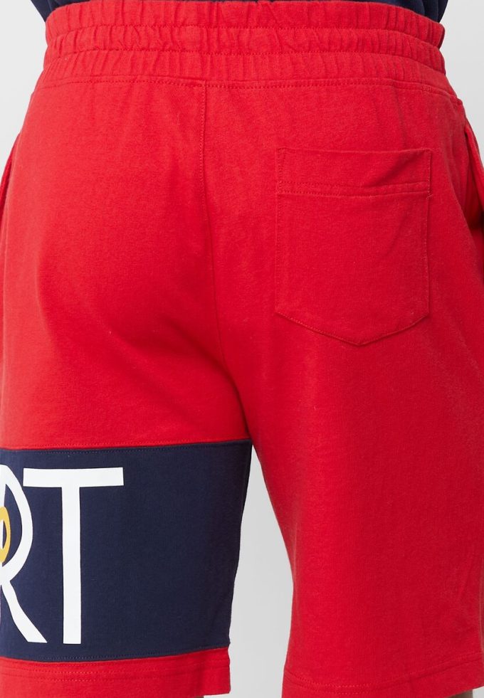 Kırmızı Erkek Ralph Lauren Logo Şort Kırmızı Erkek Ralph Lauren Logo Şort