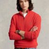 Kırmızı Erkek Ralph Lauren Örgülü Pamuklu Çeyrek Fermuarlı Kazak Kırmızı Erkek Ralph Lauren Örgülü Pamuklu Çeyrek Fermuarlı Kazak