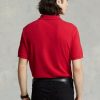 Kırmızı Erkek Ralph Lauren Slim Fit File Polo Tişörtler Kırmızı Erkek Ralph Lauren Slim Fit File Polo Tişörtler