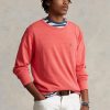 Kırmızı Erkek Ralph Lauren Spa Havlu Sweatshirt