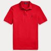 Kırmızı Erkek Ralph Lauren The Iconic Mesh Polo Tişörtleri