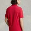 Kırmızı Erkek Ralph Lauren The Iconic Mesh Polo Tişörtleri