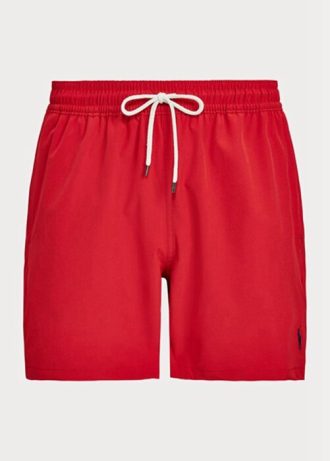 Kırmızı Erkek Ralph Lauren Traveller Mayo Şortu