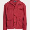 Kırmızı Erkek Ralph Lauren Twill Sığ Su Montları Kırmızı Erkek Ralph Lauren Twill Sığ Su Montları