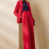 Kırmızı Kadın Ralph Lauren Graciela İpek Şantuk Pantolon Kırmızı Kadın Ralph Lauren Graciela İpek Şantuk Pantolon