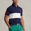 Lacivert / Beyaz Erkek Ralph Lauren Big Pony File Polo Tişörtleri Lacivert / Beyaz Erkek Ralph Lauren Big Pony File Polo Tişörtleri
