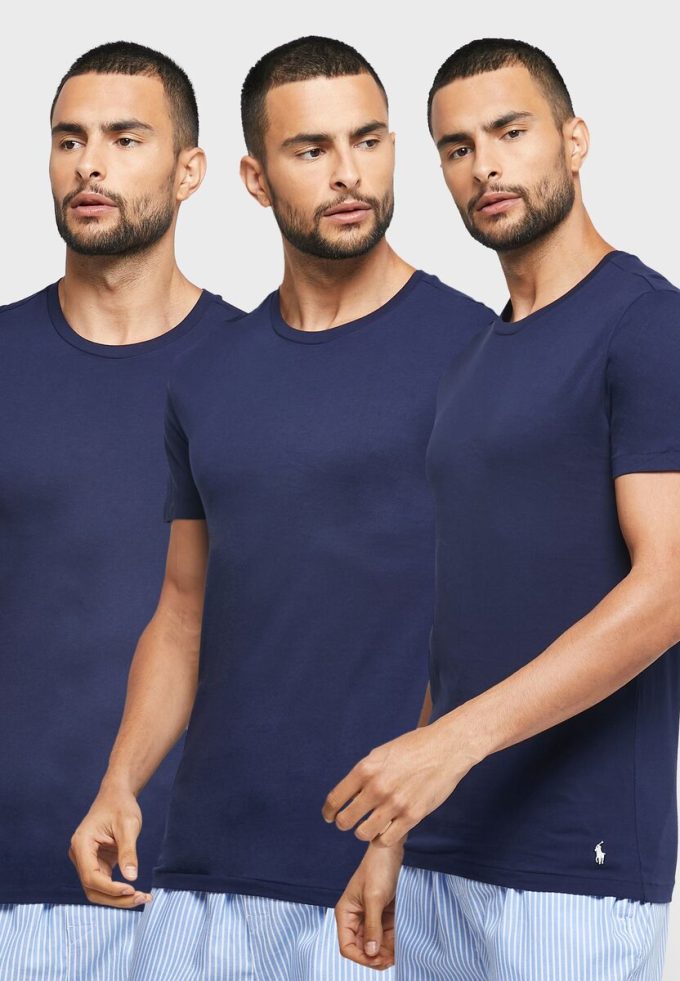 Lacivert Erkek Ralph Lauren 3’lü Çeşitli Yuvarlak Yaka Tişörtler Lacivert Erkek Ralph Lauren 3’lü Çeşitli Yuvarlak Yaka Tişörtler
