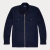 Lacivert Erkek Ralph Lauren Boyalı Oxford Gömlek Ceketleri Lacivert Erkek Ralph Lauren Boyalı Oxford Gömlek Ceketleri
