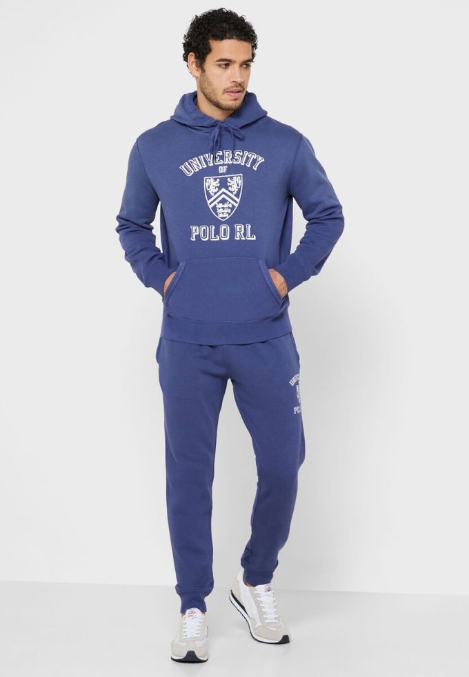 Lacivert Erkek Ralph Lauren Essential Downstring Eşofman Altı