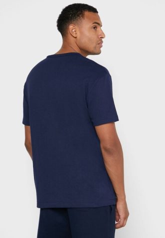 Lacivert Erkek Ralph Lauren Essential Yuvarlak Yaka Tişörtler