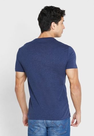 Lacivert Erkek Ralph Lauren Essential Yuvarlak Yaka Tişörtler
