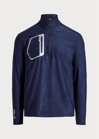 Lacivert Erkek Ralph Lauren GolfClassic Fit Camo Jakarlı Kazak Kazak