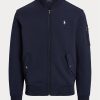 Lacivert Erkek Ralph Lauren Çift Örgü Bomber Ceketler Lacivert Erkek Ralph Lauren Çift Örgü Bomber Ceketler