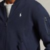 Lacivert Erkek Ralph Lauren Çift Örgü Bomber Ceketler Lacivert Erkek Ralph Lauren Çift Örgü Bomber Ceketler