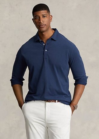 Lacivert Erkek Ralph Lauren Jersey Polo Tişörtleri