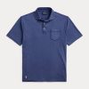 Lacivert Erkek Ralph Lauren Klasik Kesim Pamuklu-Keten Polo Tişörtler Lacivert Erkek Ralph Lauren Klasik Kesim Pamuklu-Keten Polo Tişörtler