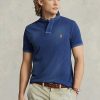 Lacivert Erkek Ralph Lauren Klasik Kesim Tamir Edilmiş File Polo Tişörtler Lacivert Erkek Ralph Lauren Klasik Kesim Tamir Edilmiş File Polo Tişörtler