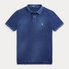 Lacivert Erkek Ralph Lauren Klasik Kesim Tamir Edilmiş File Polo Tişörtler Lacivert Erkek Ralph Lauren Klasik Kesim Tamir Edilmiş File Polo Tişörtler