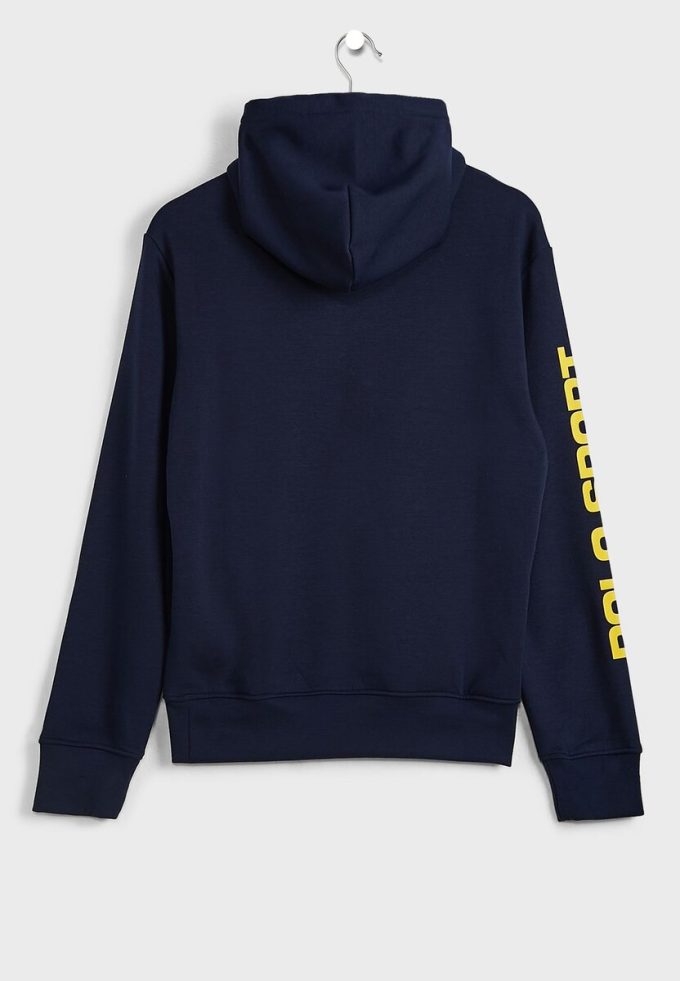 Lacivert Erkek Ralph Lauren Logo Kollu Kapüşonlu Üst Lacivert Erkek Ralph Lauren Logo Kollu Kapüşonlu Üst