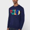 Lacivert Erkek Ralph Lauren Logo Sweatshirt