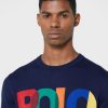 Lacivert Erkek Ralph Lauren Logo Sweatshirt