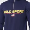 Lacivert Erkek Ralph Lauren Logolu Yarım Fermuarlı Sweatshirt Lacivert Erkek Ralph Lauren Logolu Yarım Fermuarlı Sweatshirt