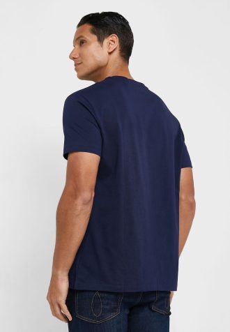Lacivert Erkek Ralph Lauren Logolu Yuvarlak Yaka Tişörtler