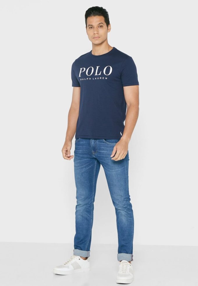 Lacivert Erkek Ralph Lauren Logolu Yuvarlak Yaka Tişörtler Lacivert Erkek Ralph Lauren Logolu Yuvarlak Yaka Tişörtler