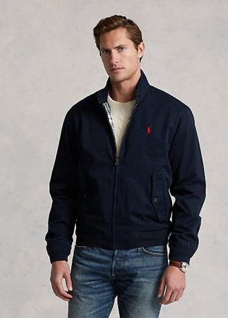Lacivert Erkek Ralph Lauren Pamuklu Twill Ceketler
