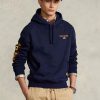 Lacivert Erkek Ralph Lauren Polo Spor Polar Kapüşonlu Üst