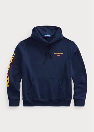 Lacivert Erkek Ralph Lauren Polo Spor Polar Kapüşonlu Üst