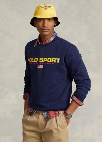 Lacivert Erkek Ralph Lauren Polo Spor Polar Sweatshirt