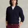 Siyah Erkek Ralph Lauren Örgülü Pamuklu Çeyrek Fermuarlı Kazak Siyah Erkek Ralph Lauren Örgülü Pamuklu Çeyrek Fermuarlı Kazak