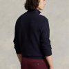 Siyah Erkek Ralph Lauren Örgülü Pamuklu Çeyrek Fermuarlı Kazak Siyah Erkek Ralph Lauren Örgülü Pamuklu Çeyrek Fermuarlı Kazak