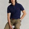 Lacivert Erkek Ralph Lauren Slim Fit File Polo Gömlekler Lacivert Erkek Ralph Lauren Slim Fit File Polo Gömlekler