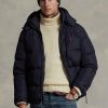 Lacivert Erkek Ralph Lauren Su Geçirmez Kaz Tüyü Montlar