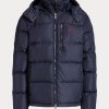 Lacivert Erkek Ralph Lauren Su Geçirmez Kaz Tüyü Montlar