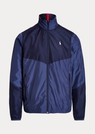 Lacivert Erkek Ralph Lauren Su Geçirmez Ripstop Ceketler
