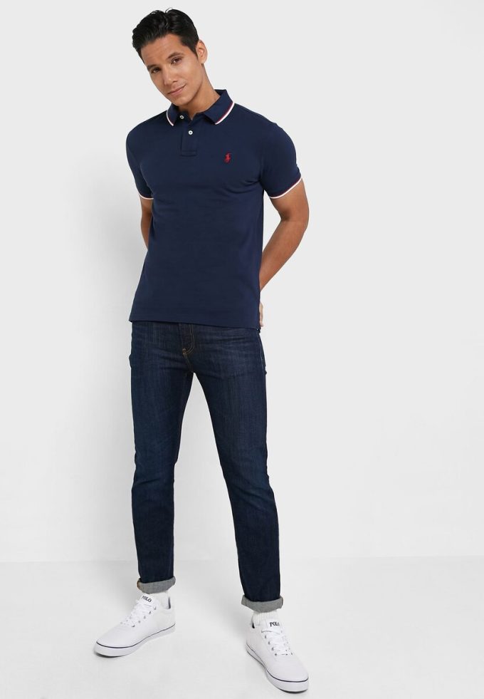Lacivert Erkek Ralph Lauren Temel Polo Tişörtleri Lacivert Erkek Ralph Lauren Temel Polo Tişörtleri