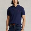 Lacivert Erkek Ralph Lauren The Iconic Mesh Polo Tişörtleri