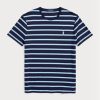Lacivert Erkek Ralph Lauren Özel İnce Çizgili Yumuşak Pamuklu Tişörtler Lacivert Erkek Ralph Lauren Özel İnce Çizgili Yumuşak Pamuklu Tişörtler