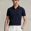 Lacivert Erkek Ralph Lauren Özel Slim Fit Birdseye Polo Tişörtleri Lacivert Erkek Ralph Lauren Özel Slim Fit Birdseye Polo Tişörtleri