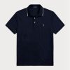 Lacivert Erkek Ralph Lauren Özel Slim Fit Birdseye Polo Tişörtleri Lacivert Erkek Ralph Lauren Özel Slim Fit Birdseye Polo Tişörtleri