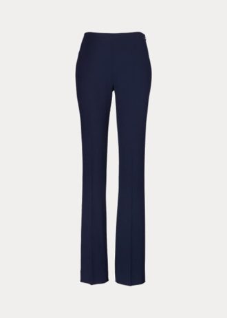 Lacivert Kadın Ralph Lauren Alandra Streç Yün Pantolon
