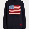 Lacivert Kadın Ralph Lauren Bayrak Kaşmir Yuvarlak Yaka Kazaklar Lacivert Kadın Ralph Lauren Bayrak Kaşmir Yuvarlak Yaka Kazaklar