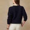 Lacivert Kadın Ralph Lauren Bayrak Kaşmir Yuvarlak Yaka Kazaklar Lacivert Kadın Ralph Lauren Bayrak Kaşmir Yuvarlak Yaka Kazaklar