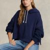 Lacivert Kadın Ralph Lauren Boxy Fit Hibrit Kazak Kollu Kapüşonlu Üst Lacivert Kadın Ralph Lauren Boxy Fit Hibrit Kazak Kollu Kapüşonlu Üst