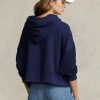 Lacivert Kadın Ralph Lauren Boxy Fit Hibrit Kazak Kollu Kapüşonlu Üst Lacivert Kadın Ralph Lauren Boxy Fit Hibrit Kazak Kollu Kapüşonlu Üst