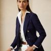Lacivert Kadın Ralph Lauren Camden Yün Krep Ceketler Lacivert Kadın Ralph Lauren Camden Yün Krep Ceketler